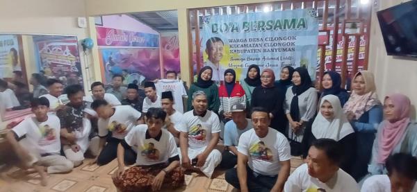 Seratusan Warga Cilongok Gelar Doa Bersama untuk Ahmad Luthfi supaya Jadi Gubernur