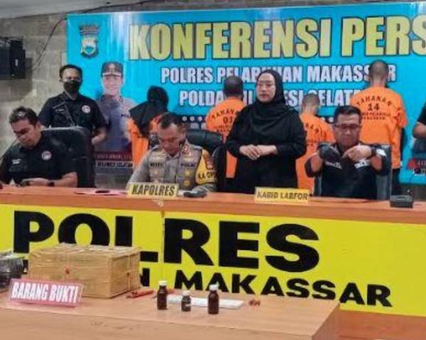 Peredaran 6 Kg Sabu di Makassar dan Selayar Digagalkan, 4 Orang Ditangkap