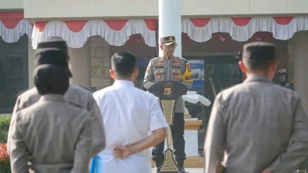 Polres Lampung Tengah Tekankan Netralitas Jelang Pilkada Serentak 2024