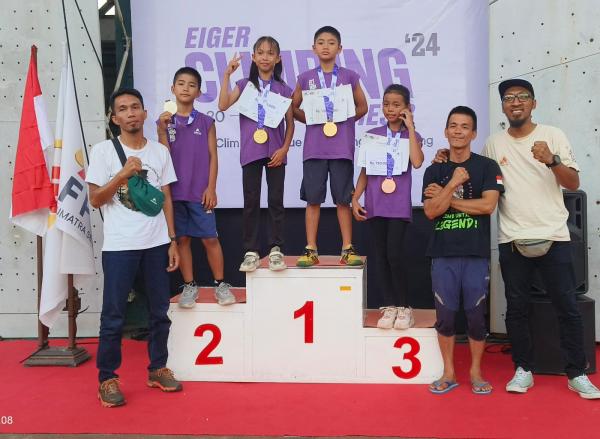 Eiger Climbing Series 2: Empat Climber Cilik Palembang Sabet Dua Emas, Satu Perak dan Perunggu