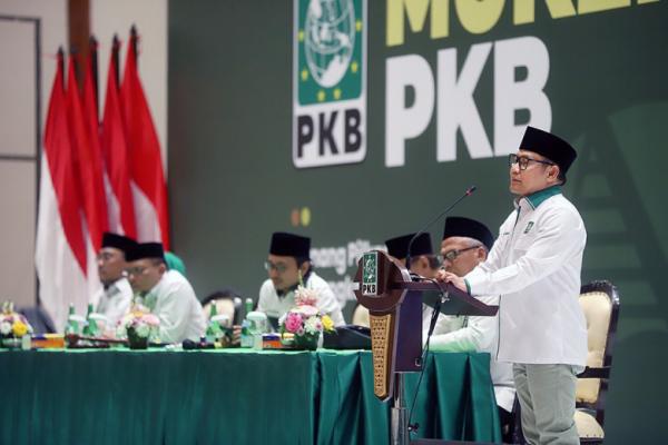 Muhaimin Iskandar Membuka Mukernas PKB di JCC Senayan Jakarta