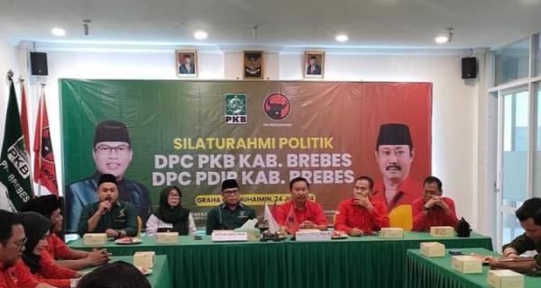 Giliran DPC PDI-P Sambangi DPC PKB Brebes, Benarkah Bahas Final Koalisi?