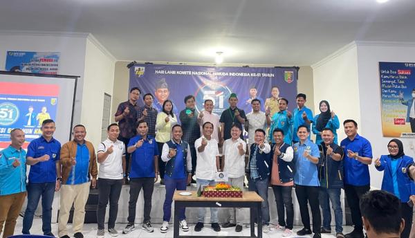 HUT ke-51, DPD KNPI Lampung adakan Acara Potong Tumpeng