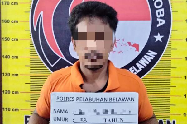 Edarkan Sabu, Pria di Tanjung Mulia Ditangkap Polres Pelabuhan Belawan