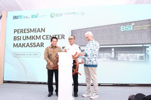 Peresmian UMKM Center Makassar, BSI Perkuat Pemberdayaan UMKM di Indonesia Timur