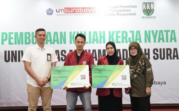 Seluruh Mahasiswa KKN UM Surabaya Dilindungi BPJS Ketenagakerjaan