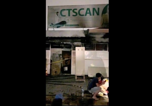 Korsleting Genset di RS Citra Arafiq, Kebakaran Tak Sentuh Gedung Utama