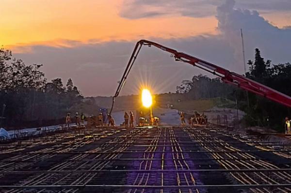Hubungkan Jambi Hingga Lampung, SIG Pasok Beton Untuk Pembangunan Jalan Tol Bayung Lencir - Tempino