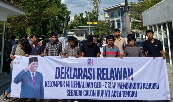 Mahasiswa Aceh Tengah di Banda Aceh Deklarasikan Dukungan untuk Calon Bupati Alhudri