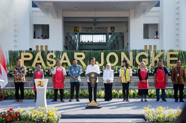 Pasca Diresmikan Presiden, Pj Gubernur Jateng Ingin Pasar Jongke Surakarta Dijaga dengan Baik