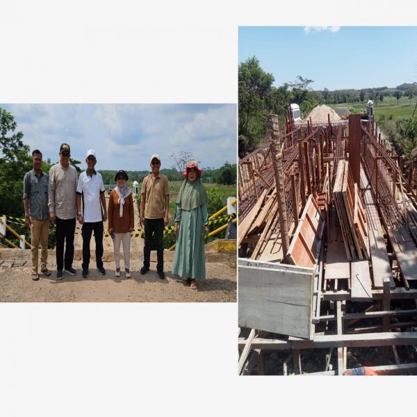 Jembatan Way Nibung ll Direhab, Ini Pesan Anggota DPRD ke Dinas Bina Marga dan Bina Konstruksi