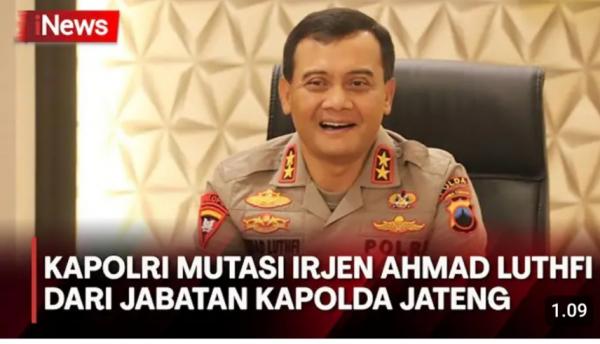 Santer Isu Maju Pilgub, Kapolda Jateng Dimutasi jadi Irjen Kemenag