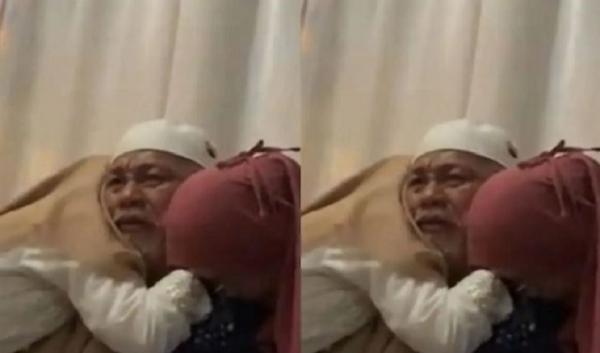 Bapak Ini Baru Tahu Istrinya Meninggal saat Pulang Haji bikin Haru Viral