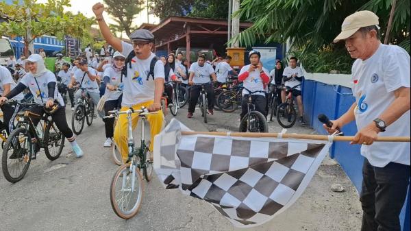 Gowes Bareng Rektor, ULB Promosikan Kebiasaan Bersepeda