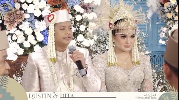 Alhamdullilah, Dustin Tiffani Menikah dengan Ditha Rizky Amalia Pagi Ini