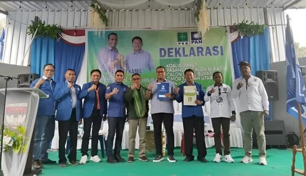 Gong Paket Tulus Resmi Ditabuh di Pilkada Kabupaten TTU, SK Langsung Diserahkan oleh DPP Parpol