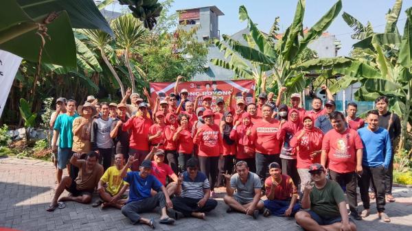 Ketika Kader PDIP Surabaya Kompak Lakukan Kerja Bhakti di 10 Kecamatan