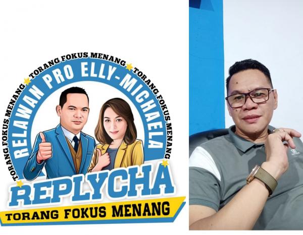 Slogan Torang Fokus Menang, REPLYCHA Kawal Kemenangan Elly Lasut-Mika Paruntu