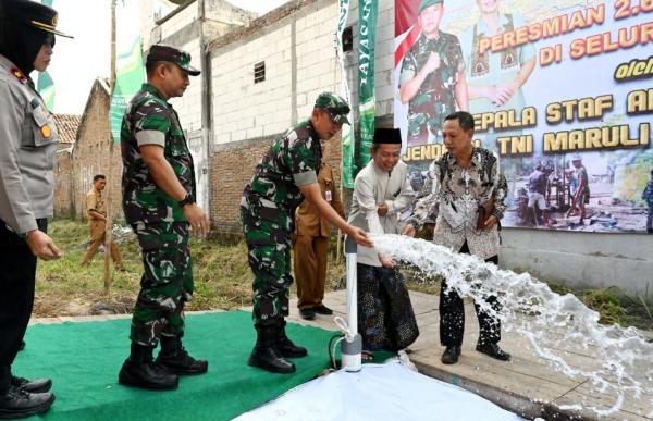 Program TNI Manunggal Air Serentak, Kodim Sukoharjo Resmikan Sumur Bor di Ponpes Az Zayadiy