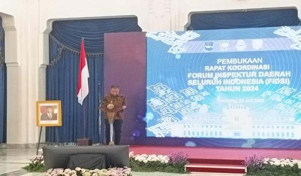 Pj Gubernur Jabar Akui Peran Inspektur Daerah Dalam Terwujudnya Pemerintah Bersih dan Transparan