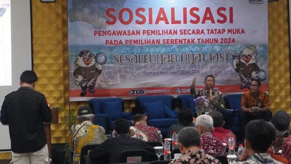 Bawaslu Kota Tegal Sosialisasi Pengawasan Pemilihan Secara Tatap Muka