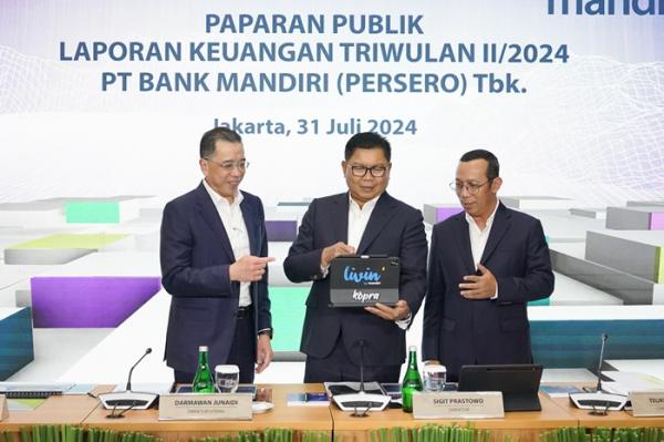 Bank Mandiri Catatkan Penyaluran Kredit Rp1.532 Triliun di Kuartal II 2024