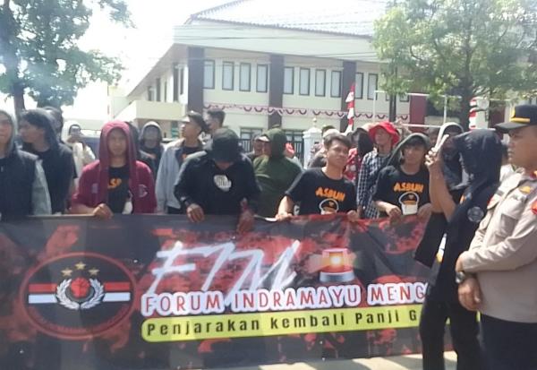 FIM Demo Panji Gumilang Minta Kejari Indramayu Mengadili Dugaan Kasus TPPU