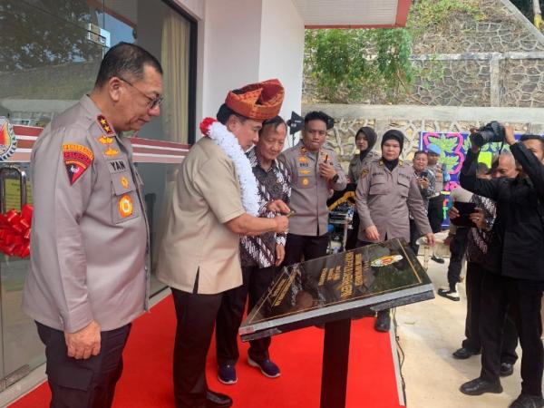 Mantan Kapolri Resmikan Gedung Baru PP Polri Daerah Kepri