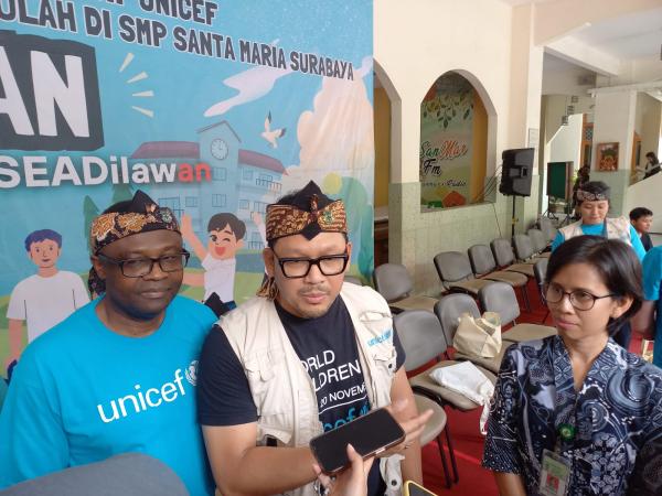 Unicef Tinjau Langsung Penerapan Ocsea di Surabaya, Ini Hasilnya