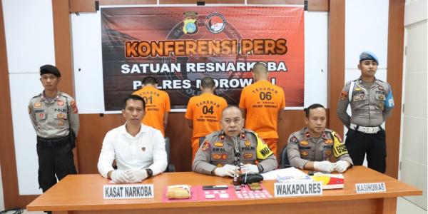 Polres Morowali Bekuk Pengedar Sabu Jaringan Luas, Sita 603 Gram Barang Bukti