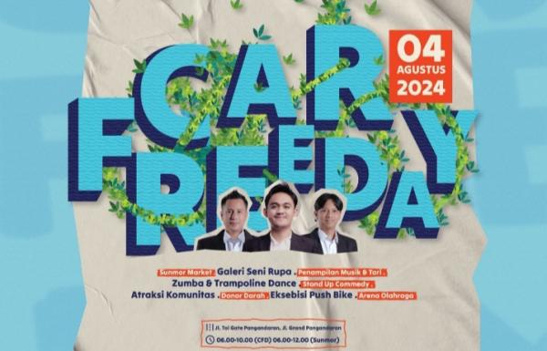 Car Free Day Pangandaran Akan Kembali Digelar Setiap Minggu