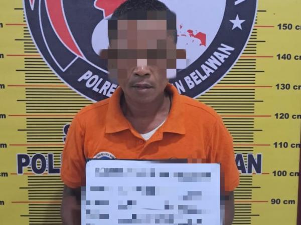 Sat Narkoba Polres Pelabuhan Belawan Tangkap Pengedar Narkoba di Lorong Aman