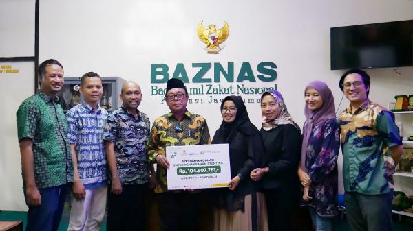 Bantu Kurangi Stunting, PTPN 1 Regional 4 Salurkan Donasi Rp.104 Juta ke Baznas