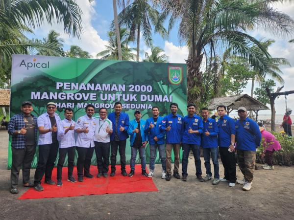 Apical Dumai Gelar Kegiatan Penanaman 2000 Manggrove Bersama Pemerintah Kota dan Organisasi Pemuda