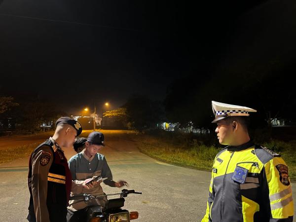 Patroli Malam di Pringsewu: Polres Amankan Lima Motor Tanpa Dokumen