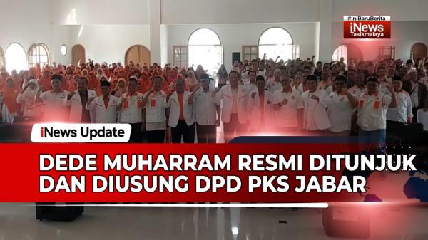 VIDEO: Dede Muharram Resmi Ditunjuk dan Diusung DPD PKS untuk Pilkada Kota Tasikmalaya 2024