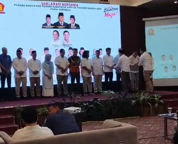 Partai Gerindra Resmi Dukung Sanuji-Dita Maju di Pilbup Lebak