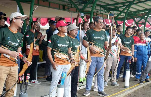 Ratusan Atlet Panahan Meriahkan Turnamen Panahan se-Pertamina di Cilacap  