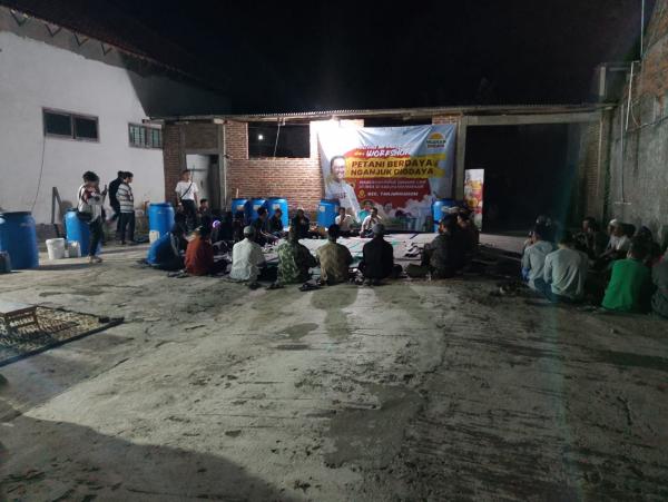 Aushaf Fajr Fasilitasi Pelatihan dan Infrastruktur Petani di Nganjuk, Fokus pada Pupuk Organik Cair