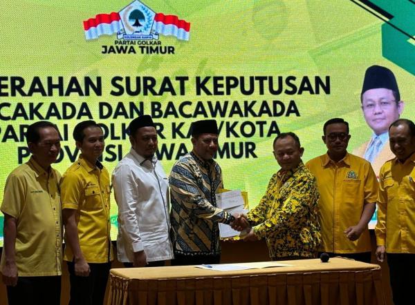 Giliran Golkar Resmi Rekom Gus Haris - Lora Fahmi di Pilkada 2024