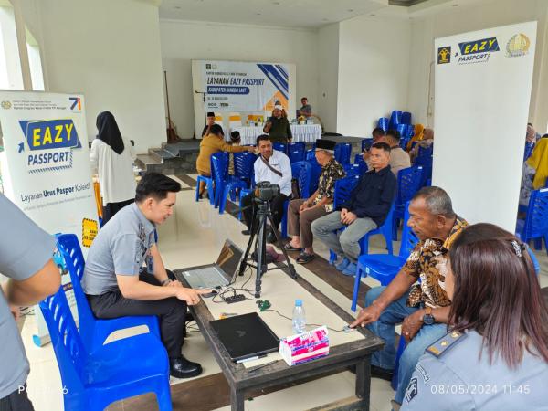 Permudah Akses Layanan Imigrasi, Layanan Eazy Paspor Hadir Di Kab. Banggai Laut