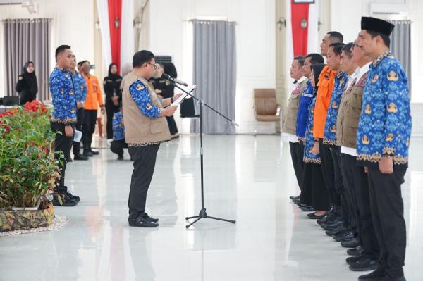 Palopo Kukuhkan Satgas Penanggulangan Bencana, Tingkatkan Kesiapsiagaan di Zona Merah