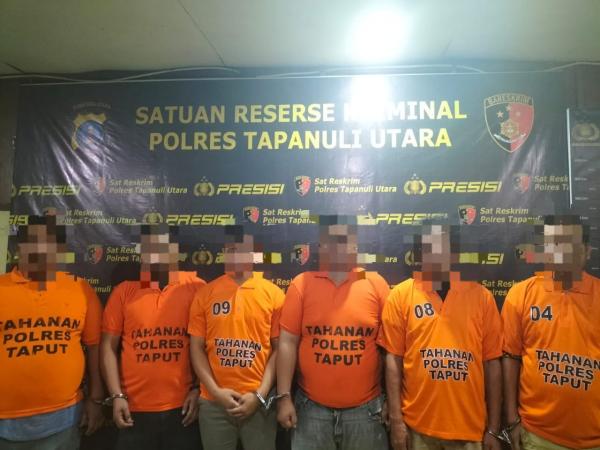 Aksi Brutal Terhadap Sopir Travel di Siborongborong, 6 Orang Diciduk Polres Taput