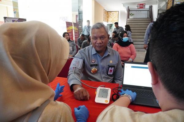 Songsong HUT ke-79 Pengayoman, Kanwil Kemenkumham Jateng Gelar Kegiatan Donor Darah