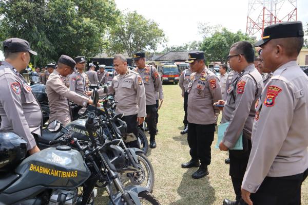 Polda Lampung Cek Randis dan Senpi Dinas di Polres Way Kanan, Ini Tujuannya