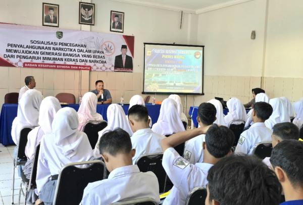 Satreskoba Polres Subang Sosialisasi P4GN di SMK Bina Taruna Jalancagak Subang