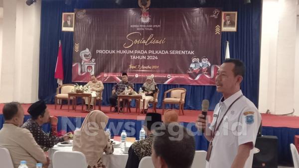 KPU Kota Tegal Sosialisasi Produk Hukum Pada Pilkada Serentak Tahun 2024