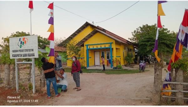 Tak Mau Ketinggalan, BPS Sabu Raijua Ikut Meriahkan HUT RI ke 79