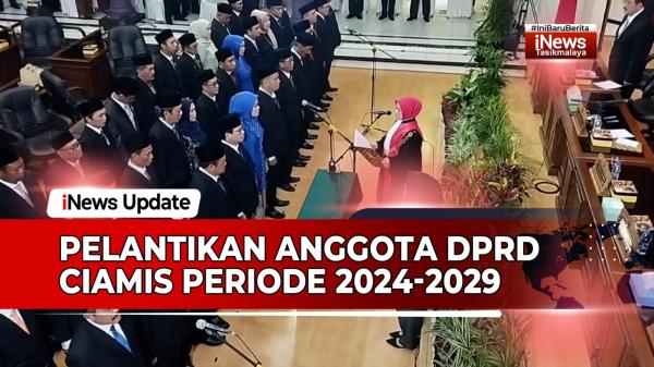 VIDEO: 50 Anggota DPRD Ciamis Masa Jabatan 2024-2029 Dilantik, Ada Mantan Pelaut hingga Finalis Moka
