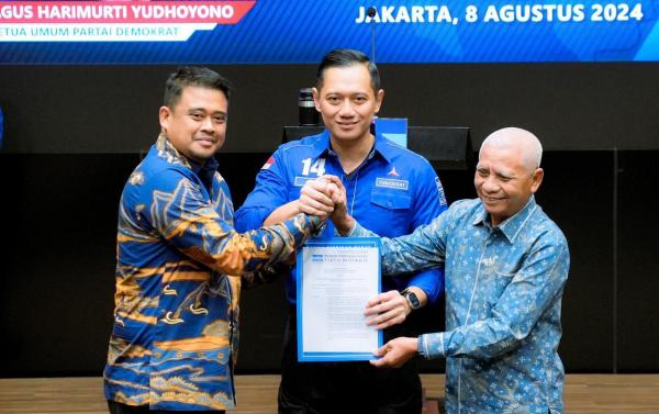 Demokrat Resmi Usung Bobby-Surya di Pilkada Sumut 2024